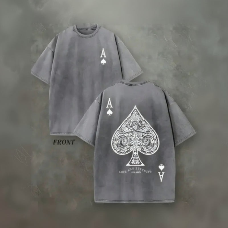 Ace of Spades Vintage Washed T-Shirt