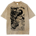 Tarot "The Devil" Washed Graphic T-Shirt