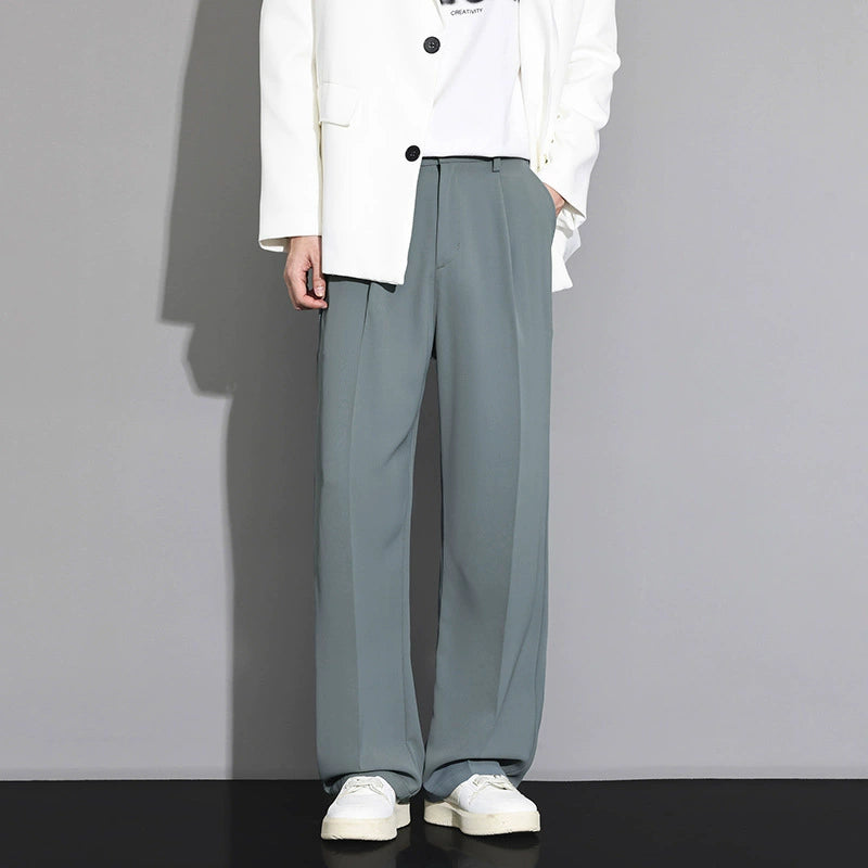 Men’s Elegant Pleated Dress Pant