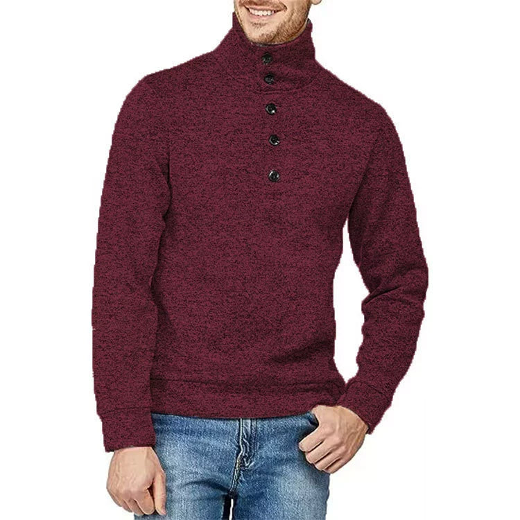 Men's Half-Zip Knit Sweater