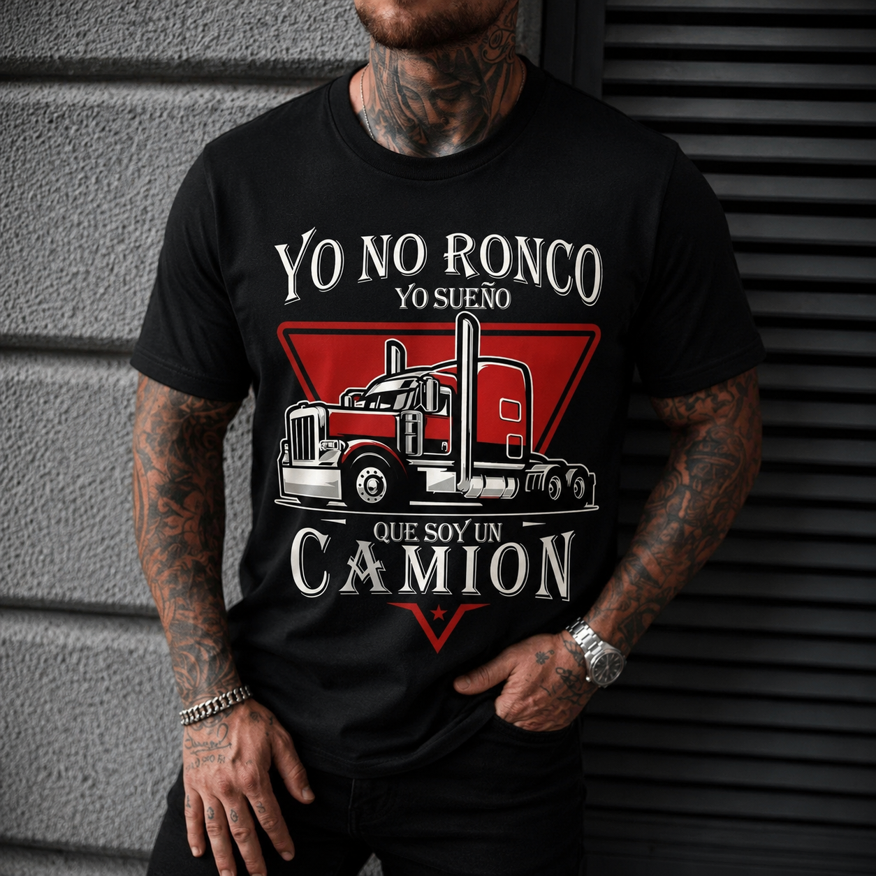Men's Funny Truck Graphic T-Shirt