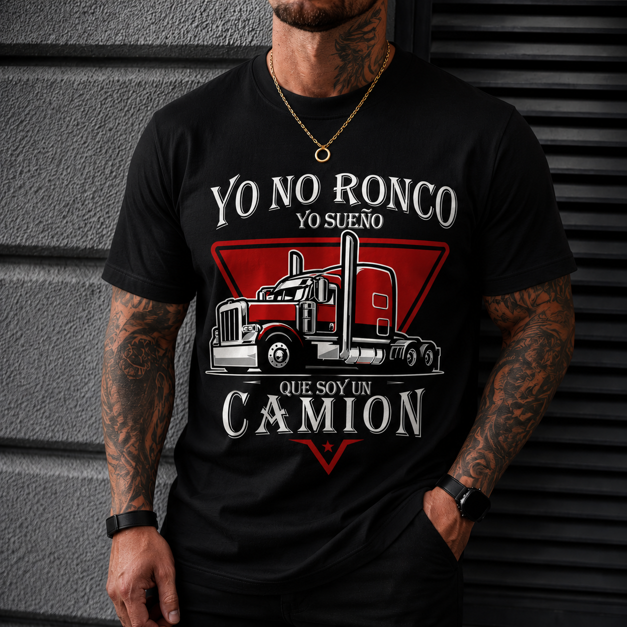 Men's Funny Truck Graphic T-Shirt